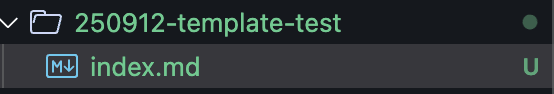 result directory